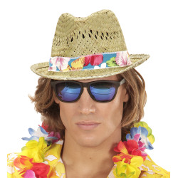 Pánsky slamenný klobúk fedora